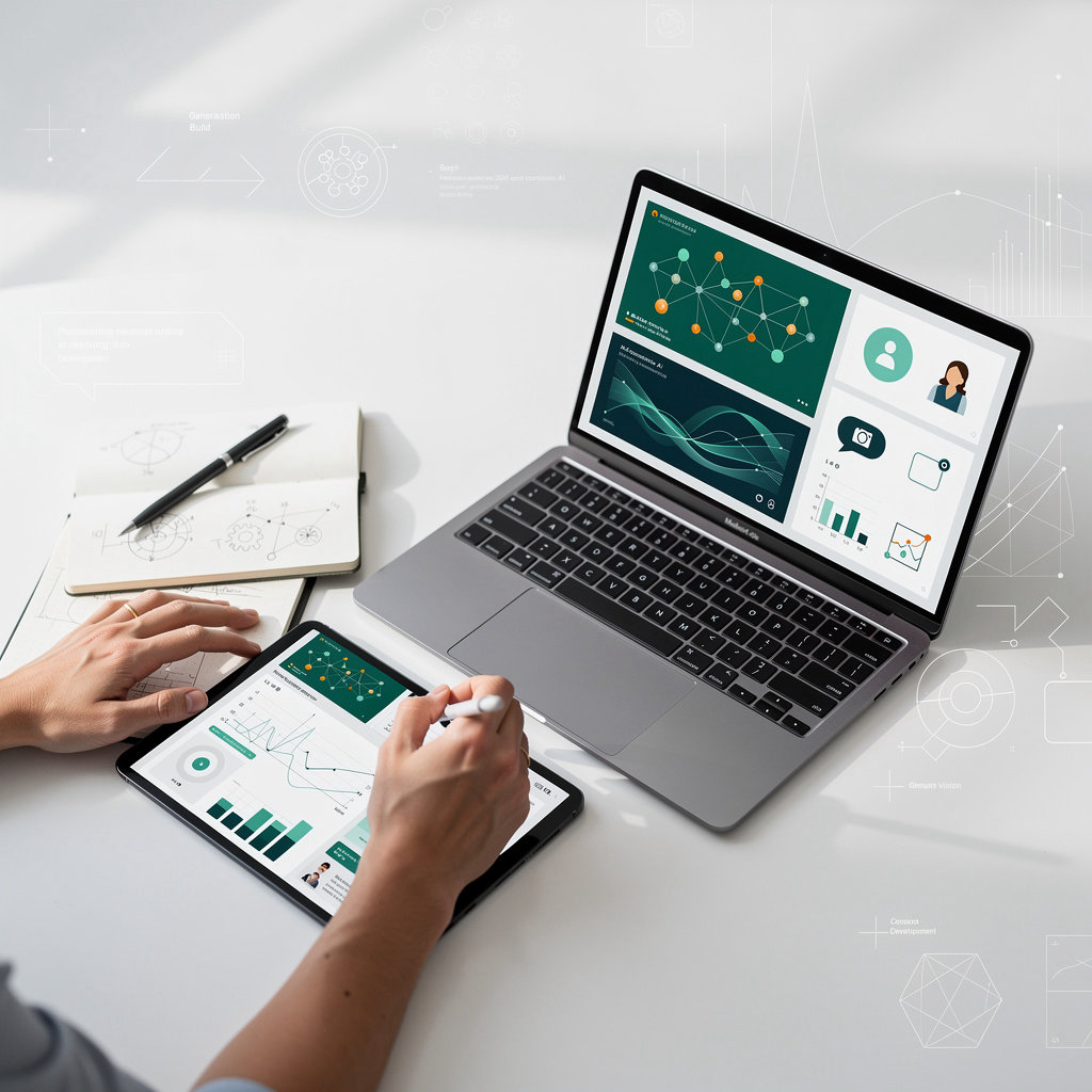 create an ai app - AI development services showcasing machine learning and generative AI solutions
